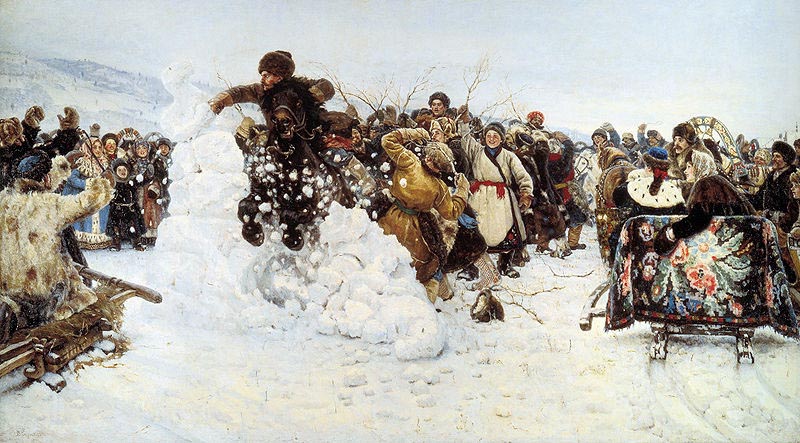 Vasily Surikov Storm of Snow Fortress